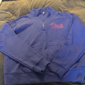 Victoria’s Secret pink 1/4 zip sweatshirt